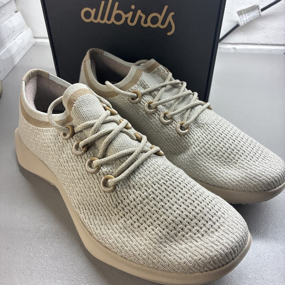 Allbirds Men's Tree Dasher 2 Sneaker, Rugged Beige, Comfort Size 14 New With Box